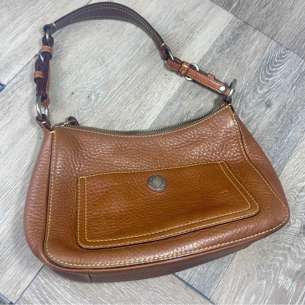Vintage Coach Chelsea Bag Brown Pebbled Leather | Style 8E99 | Y2K Shoulder Bag